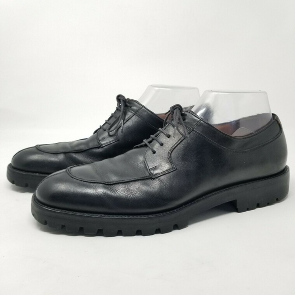 Salvatore Ferragamo Leather Lace Up Derby Oxford - Picture 2 of 8